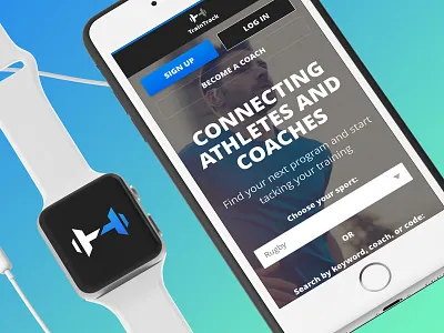 TrainTrack App app design branding