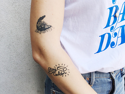 Stick and Poke Tattoo Illustrations hand drawn illustration stick and poke tatoo