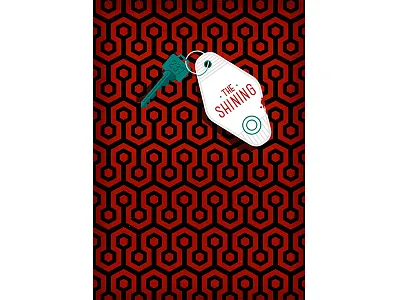 The Shining carpet graphic horror horror movie hotel illustration key movie murder pattern vector