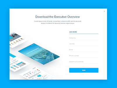 eBook Download Modal clean download ebook form modal pop up web