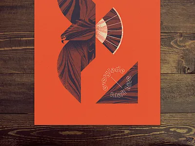 Type Hike Poster - Everglade Snail Kite alphabeast birds of prey endangered species everglade snail kite illustration letter e poster type hike wildlife