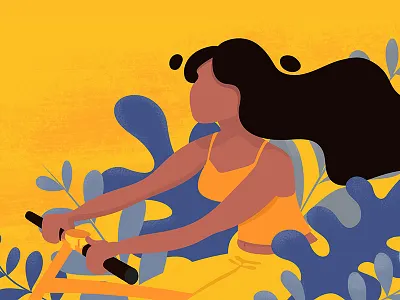 La Bicicleta adventure bike cycle cycling empowerment female forest freedom plants riding woman