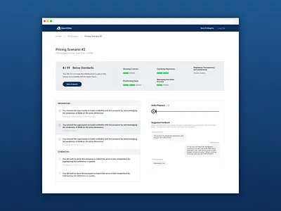 Giant Otter Scorecard Dashboard ai dashboard playback recognition scorecard voice
