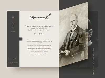 Write me a Book — Website 2013 2013 book brown ui ux web webdesign writing