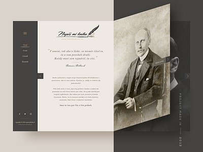 Write me a Book — Website 2013 2013 book brown ui ux web webdesign writing