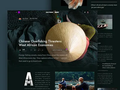USA Today Big News №4 book cinema design interface material news selebriti slide web