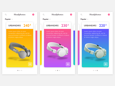 Mobile Parallax headphone parallax