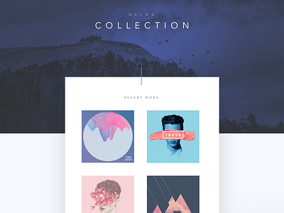 Photoblog app card clean dashboard landing page layout product responsive ui ux web website