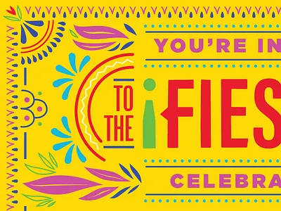 You only turn 30 once! birthday design fiesta invite lettering mexico party taco