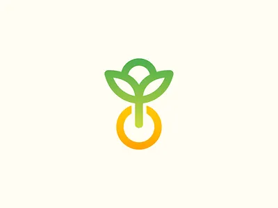Bloom Energy Gradient Mark brand energy flower icon identity line art logo logomark logotype mark rebound type