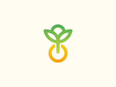 Bloom Energy Gradient Mark brand energy flower icon identity line art logo logomark logotype mark rebound type