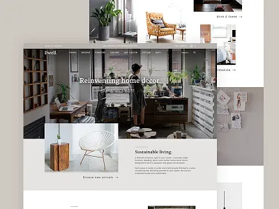 Ecommerce Theme Exploration decor ecommerce home living template theme