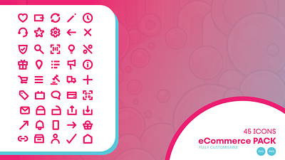 Bold eCommerce Icon Pack ecommerce icon free icons graphic design icon pack shopping icon ui