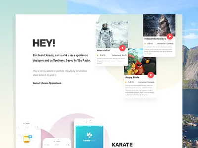 I'm Available for Hire app available designer freelancer hire interface minimal mobile remote ui work