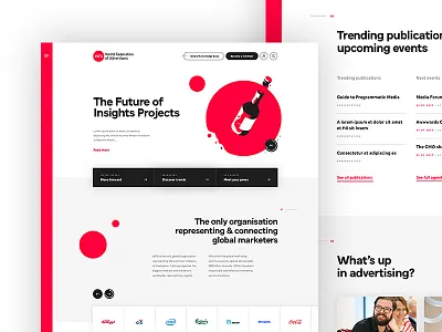 WFA - Homepage 2 black creativity dogstudio fonts layout product scroll simple webdesign white