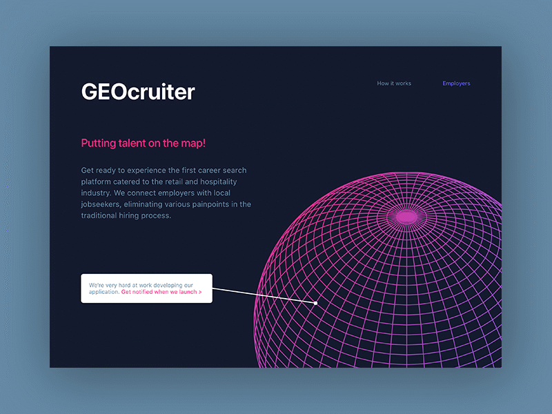 Career marketplace career colorful gradients marketplace mobile design mobile development web design web development