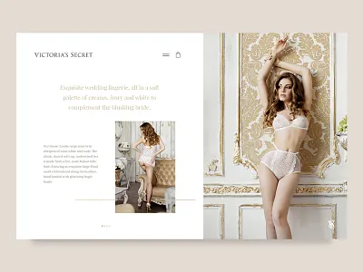 Victoria Secret Bridal iPad UX bridal lingerie ray doyle ui underwear victoria secret web design wedding