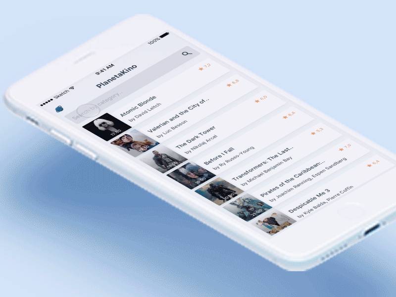PlanetaKino Redesign Mobile App app booking cinema filters mobile movie redesign tickets