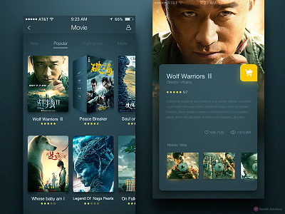 APP Movies UI Design animation app branding design dashboard graphic design icon illustration image flow mobile ui ux web