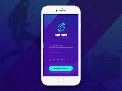Daily UI #001 - Sign Up (app screen) app design dailyui graphic design mobile sign ui design up user interface