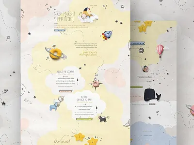 Night-Night, Sleep Tight! children cute dreams gentle hand drawn handmade illustration kids original sleeping sweet tender