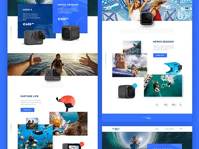 Grid Exploration design exploded exploration gopro grid webdesign website