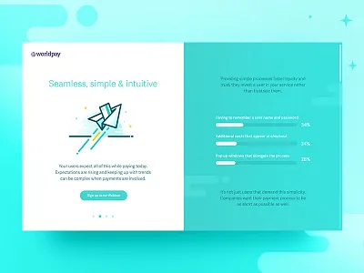 WorldPay Infographic Website - Seamless gradient growth icon illustration infographic leaf payments plant ui ux web design
