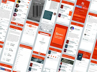 Bookis iOS Mobile App app book design ios mobile application mobile design ui ux