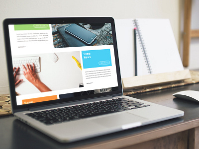 Blog Blocks agency blog clean colors minimal minimalistic modern personal simple text website