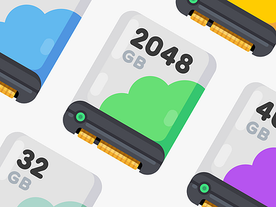 Cloud Mail.Ru Data Plans card charge data plan icon illustration rate tariff