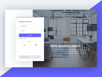 Clean login screen application clean dashboard login minimalistic register sign in sign up ui ux web