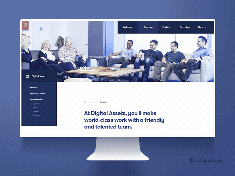 Blockchain Digital Asset Careers Page