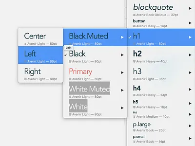 Sketch Typography Styles assets focus lab sidecar sketch sketch app sketch template style type styles