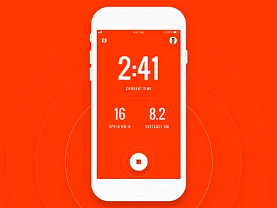 Running App app eleken fitness health ios mobile run running timer tracker ui ux