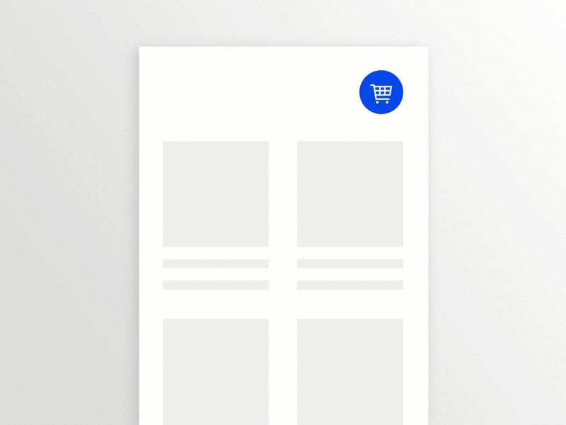 058 - Shopping Cart 058 animation app cart daily ui gif ixd principle shopping cart uiux