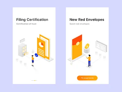 onboarding of finance app app finance illustration onboarding ui ux