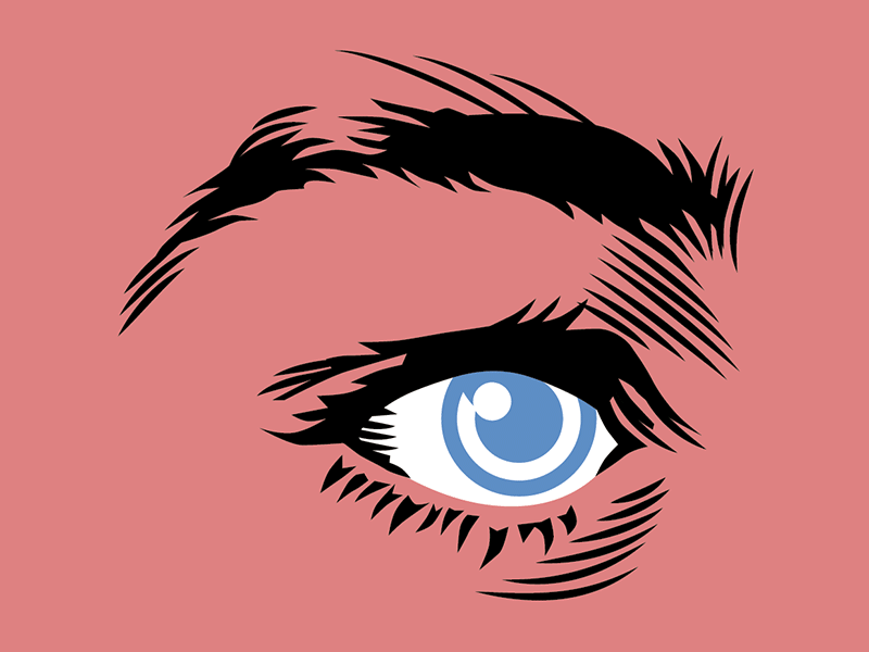 Blinking eye animation blinking blue eye eye gif