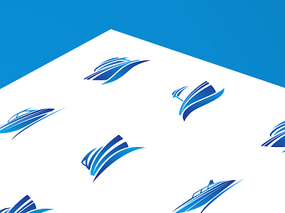 Boat logo options for new Startup boat boating brand branding comparative study gradient logo process startup
