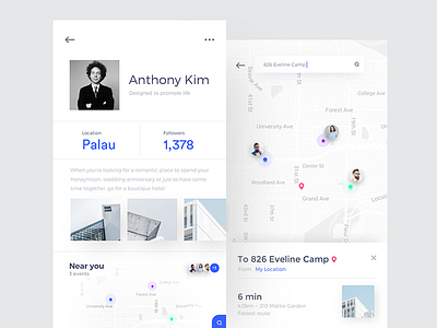 Personal page hotel map page personal route search travel