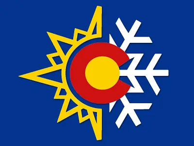 Sunflake co colorado snow state summer sun winter