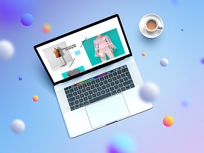 Fancy / Home Page for Cesis PSD elegant fancy fashion fashion shop home page landing page modern online store responsive shop web design