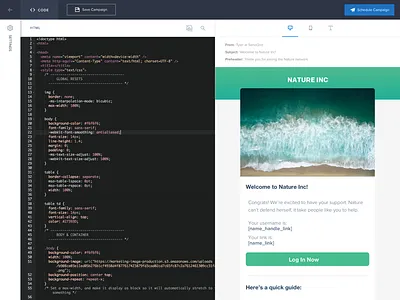 New SendGrid Email Code Editor code design editor email react.js sendgrid