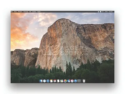 Yosemite / Personal Logo background logo mac mountain osx personal logo photoshop sierra wallpaper yosemite