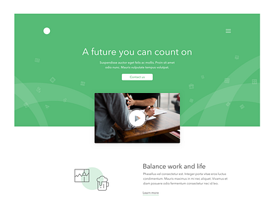 Accounting design financial green money site web website