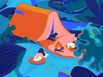 DiDi X Ananas Poster illustration