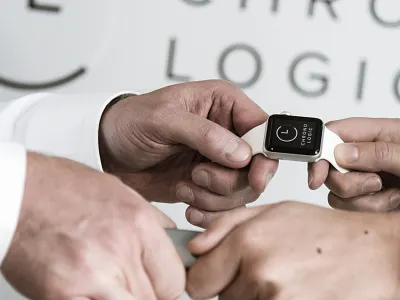 ChronoLogic SmartWatch Shot bitcoin blockchain cryptocurrency ethereum token