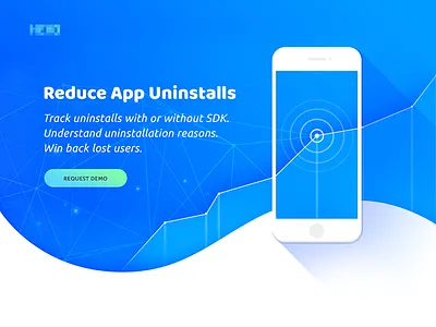 Lending page app flat landing phone product ui ux