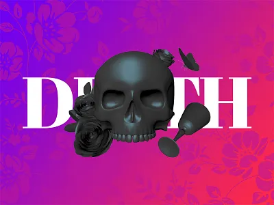 3D Exercise 3d cinema 4d color death party pattern summer