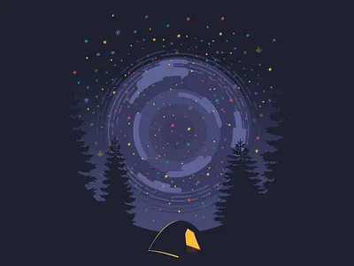 Camping Trip camping night sky