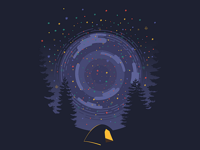 Camping Trip camping night sky
